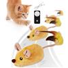 GZWY Mouse giocattolo per gatti, mouse interattivo con telecomando, movimento del mouse realistico, ricarica USB, ideale per gattini e gatti adulti