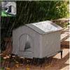 Générique Casetta per Gatto Inverno, Cuccia per Gatto Esterno Isolata Inverno, Rifugio per Esterno con Capanna, Cuccia per Gatto Esterno Resistente per Cani, Gatti, Conigli