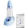 Générique Distributore di acqua per uccelli - Abbeveratoio automatico per uccelli | Installazione facile soluzione di bevande per animali domestici per inseparabili, pappagalli, calopsittes e aras (blu)