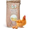 Generico Mangime Galline Ovaiole - 25 Kg - Pellet | Formula Completa - Cereali - Fosforo - Vitamine - Calcio per Galline Ovaiole | Uova Regolari - Gusci Robusti - Galline Sane