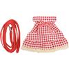 Generic Pettorina per coniglietto, set di vestiti con guinzaglio per piccoli animali, abbigliamento flessibile per piccoli animali con corda per coniglietti, furetti, criceti scoiattoli