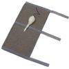Wilitto Tappetino tiragraffi per gatti in sisal naturale con lima per unghie per mouse, protegge le gambe dei mobili, facile da installare, per tavolo, grigio, L