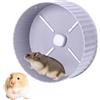 HyzaPhix Ruota Criceto per l'Esercizio, Ruota da Corsa Silenziosa, Giocattoli per Criceti,Accessori Giochi Criceto,Silent Hamster Exercise Wheel per Porcellini d'India, Criceti Russi (grigio)