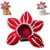 ykgsdkl Demogorgon Costume Per Cani,Cappello Per Animali Domestici Demogorgon,Cappello Per Animali Domestici Regolabile Spaventoso Per Halloween, Grazioso Copricapo Fai Da Te Per.