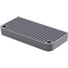 Jubepk Scaletta per lettiera a doppio strato con funzione filtro, rampa a pedale impermeabile per animali domestici, 32 x 16 x 4 cm, accessorio antiscivolo per gatti, conigli e piccoli animali