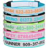 SF Custom Collare per cani riflettente personalizzato, ricamato personalizzato con nome e numero di telefono per cani maschi e femmine, 4 misure regolabili: XS, S, M, L, regalo per animali domestici