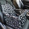 MENGQI Seggiolino Auto per Cane Animali,Coprisedile Auto per Cani Adatto per Cani di Piccole e Medie Dimensioni, Lavabile, Pieghevole e Traspirante, con Guinzaglio di Sicurezza e Tubo di Supporto in PVC