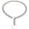 ZESLIV collana acciaio per cani, collana per cani Resistente Catena Serpente Collari per Cane Grandi Media per Allenamento Collare Strozzo 2.5mm*35cm