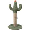 Generic Tiragraffi per gatti, con cactus verde, corda verticale in sisal naturale con base stabile, torre per la cura delle unghie, per gattini, gatti e piccoli animali domestici