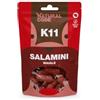 Generico Natural Code Snack Cane,snack per cani adulti e cuccioli di tutte le taglie,morbidi salamini gusto MAIALE| 3 confezioni da 70 grammi l'una.