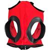 rockible Occhiali da Equitazione, Protezione per Occhi, Maschera Portatile Contro Le Mosche dei Cavalli, paraocchi per Cavalli, Rosso