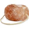 N Nagerteppich.de Pietra di Sale di Alta Qualità 'Cristallo di Rocca' Con Cordoncino - 4,7-5,3 kg - Per Cavalli, Pecore, Bovini, Selvaggina - Sale Bestiame, Minerale