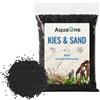 AquaOne Ghiaia per Acquario Sabbia 5 kg | Fondo chiaro nero multicolore fine medio grosso | Ghiaino per Acquario di Qualità Premium | Sabbia di Quarzo Ghiaino per Acquario Decorazione Aquascaping