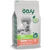 Generico Oasy Gatto Sterilizzato Salmone 1,5kg, alimento completo per gatti sterilizzati, 1,5kg.