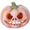 Yardwe Nascondiglio Pesci Zucca in Resina per Acquario Decorazione Halloween Mini Pumpkina Rifugio Sicuro e Resistente per Serbatoio Pesci Naturale