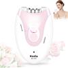 SOLITUZURODE Depilatore per il viso da donna, epilatore delicato da donna, ricaricabile, epilatore per il viso, zona bikini, corpo, gambe, braccia, cordless
