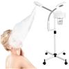 HuKaiL 750 W, 2 in 1, vapore, 220 V, sala cosmetica, altezza regolabile con rotazione a 360 gradi e luce LED, evaporatore per sauna facciale con lente d'ingrandimento