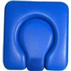 Generic Sedile del commodo sedile cuscino imbottito morbido rimovibile rimovibile cuscino da bagno per la toilette per commedi disabili, Blu