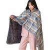 ZPWHYS Coperta Termica For Sedia A Rotelle, Materiale In Velluto A Doppio Strato, Morbida E Confortevole, Lavabile In Lavatrice Adatta Ad Anziani E Disabili(R,Small)