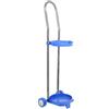 LZMZMQ Supporto per Bombola Gas Carrello Porta Bombole Di Ossigeno Con 2 Ruote, Supporto Per Bombole Di Azoto A Capacità Singola Per Laboratori Domestici, Supporto Fisso Per Bombole Di Gas(Height 80cm)