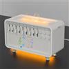 AZURAOKEY Umidificatore per macchina del suono con 8 suoni della natura, Bulora Sound Box con diffusore di aromi e fiamma di simulazione per adulti, casa, ufficio, relax