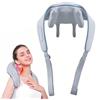 K2 STORE Massaggiatore Cervicale Elettrico per Collo e Schiena a Forma di U - Funzione Calore, Sollievo Muscolare e Relax Antifatica per Casa, Ufficio e Viaggio