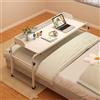GWWBD Letto Regolabile E Portatile，tavolino Da Letto Con Ruote Tavolo Servitore Regolabile Tavolo Servitore Per Letto Tavolo Servitore(Color:Bianco+)