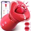 Generico Vibratore Adulto Sesso Giocattoli per le Donne - Aggiornato 5IN1 bocca succhiare vibratore sesso giocattolo con LCD, 10 succhiare & 10 lingua leccando & 10 vibrando