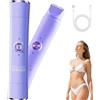 HYPYXUS Novae Rasoio elettrico di bellezza, Terrimmer bikini 2 in 1 per le donne, rasoio a doppia testa a cordone per peli pubici, facciali e per il corpo, Impossibile bagnato e asciutto (Purple)