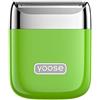 yoose Rasoi elettrici da donna, IPX7, in lega, per bikini, per donne (USB-C, pettine trimmer, modalità multi rasatura), formato portatile, verde cyber