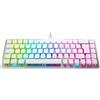 ROCCAT Vulcan II Max Tastiera da Gioco Ottica e Meccanica per PC, Tasti Retroilluminati RGB Personalizzabili Poggiapolsi, Interruttori Titan II, Piastra in Alluminio, Bianco