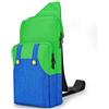 Owngen Simpatica borsa da viaggio per Nintendo Switch/2/Lite/OLED, piccola borsa a tracolla portatile per NS Consolo, dock di ricarica, Joy-Cons, accessori (verde e blu)
