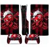 LNMLRBXEXZ Compatibile Con Adesivi Skin Per PS5 Slim Skin Disc Edition & Per Digital Console Controller Vinyl Cover Skins Wraps Scratch Resistant Compatible 72446 Avvolgimento(Disc Version)