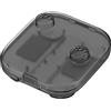 JUCHRZEY di archiviazione trasparente Juchrzey for for Switch 2 GamePad Storage Box (Black B) (B Black)