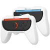 VGBUS Confezione da 2 impugnature Joy-Con per Nintendo Switch 2 (2025), design ergonomico, kit di impugnature per controller per Switch 2. (confezione da 2, bianco)
