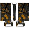 LNMLRBXEXZ Compatibile Con Adesivi Skin Per PS5 Slim Skin Disc Edition & Digital Console E Controller Vinyl Cover Skins Wraps Resistente Ai Graffi, Compatibile Con 55618 Avvolgimento(Disc Version)