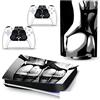 GALSOR Protettivo Decal Skin Per PS 5 Disk Edition Console 2 Controller Vinile Cover Skin Wraps Per PS5 Disc Version 32344 Senza Bolle E Senza Residui