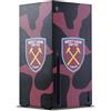 Head Case Designs Licenza Ufficiale West Ham United FC Stampa Mucca Arte Console Da Gioco Wrap Compatibile con Xbox Series X