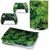 PDURMBUAB Nessuna Schiuma Nessuna Bolla Pelle Decalcomanie Anime Console Per PS5 Disk Edition 2 Controller Pellicola Vinile Avvolge, Durevole, Resistente Graffi 54988