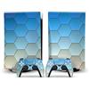PDURMBUAB Nessuna Schiuma Nessuna Bolla Per PS5 Skin Disc Edition Anime Console E Controller Vinile Cover Skin Wraps Per PS 5 Disc Version(56965)