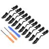 01 Kit Pulsanti paraurti per Xbox One Elite Gamepad Pulsante di attivazione dei paraurti del Controller LB RB con 2Screwdriver 10Bumper 1Pry Tool Sostituzione Xbox Series 2 Accessori di Gioco