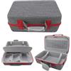 LICAEVEY Custodia per Carico a Guscio Duro Adatto per Console Slim, Borsa di Viaggio Protettivo per Controller di Stoccaggio di Grande capacità per Cavi USB in Cuffia (GRAY)