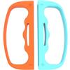 AMZLORD 2pcs ABS Boxing Grips Reusoble Fitness Boxing NS2 Game Controller (Orange Blue)