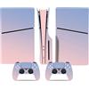 LNMLRBXEXZ Compatibile Con Adesivi Skin Per PS5 Slim Skin Disc Edition & Per Digital Console Controller Vinyl Cover Skins Wraps Scratch Resistant Compatible 00108 Avvolgimento(Disc Version)