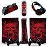 LNMLRBXEXZ Adesivo Skin 23187 Per PS5 Console Disc Edition & Digital Sticker Vinyl Decal Cover Per Ps5 Controller & Charging Station & Headset & Media Remote Decalcomania Per Cover(Disc Version)