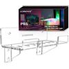 UCINNOVATE Supporto da parete in acrilico per PS5, kit di montaggio a parete con luce LED Dreamcolor, compatibile con Playstation 5, accessorio per console di gioco PS5 (Disc & Digital Edition