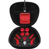 Coolerage Pacchetto completo di componenti per controller Xbox Elite Serie 2 - Gli accessori includono 1 custodia per il trasporto, 1 dock di ricarica, 4 levette, 4 pagaie, 1 Dpad, 1 cavo di ricarica e 1