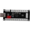 Tomantery Pannello di Controllo Durevole 'codificatore USB del Gioco per PC di Gioco e Host, Colore, Dimensioni Compatte, Adatto per gli Appassionati di Giochi di Combattimento (CY-822C)