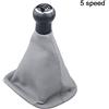 Cocoarm Ghetta per Pomello, Elegante Cuffia per Pomello Manuale, Copertura per Cuffia a 5 Marce per B5 1998-2004, Design Elegante Che Migliora gli Interni dell'auto (Cocoarmt142x76jlq-2)