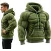 Generico Felpa Con Cappuccio In Flanella - Maglione Caldo A Maniche Lunghe, Giacca Casual Accogliente, Top Atletico Alla | Comoda Felpa In Pile Per Uomini E Ragazzi, Viaggi All'aperto, Lavoro, Campus, Pal